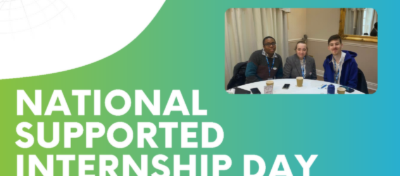 Interns from West Yorkshire Integrated Care Board and the caption 'National Supported Internship Day'