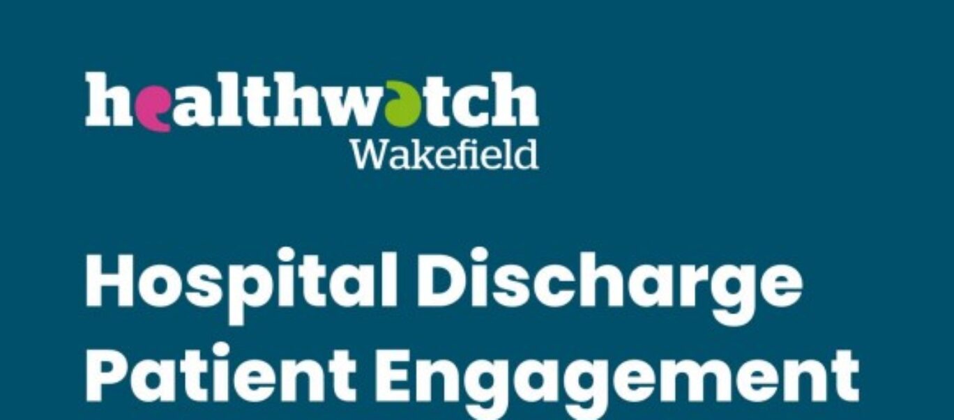 Cover of the Healthwatch Hospital Discharge Patient Engagement report