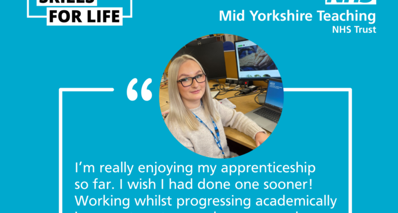 Isobel about her role during National Apprenticeship Week 2024.